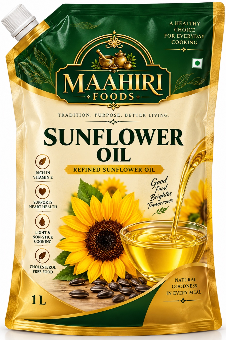 Maahiri Foods Sunflower Oil pouch