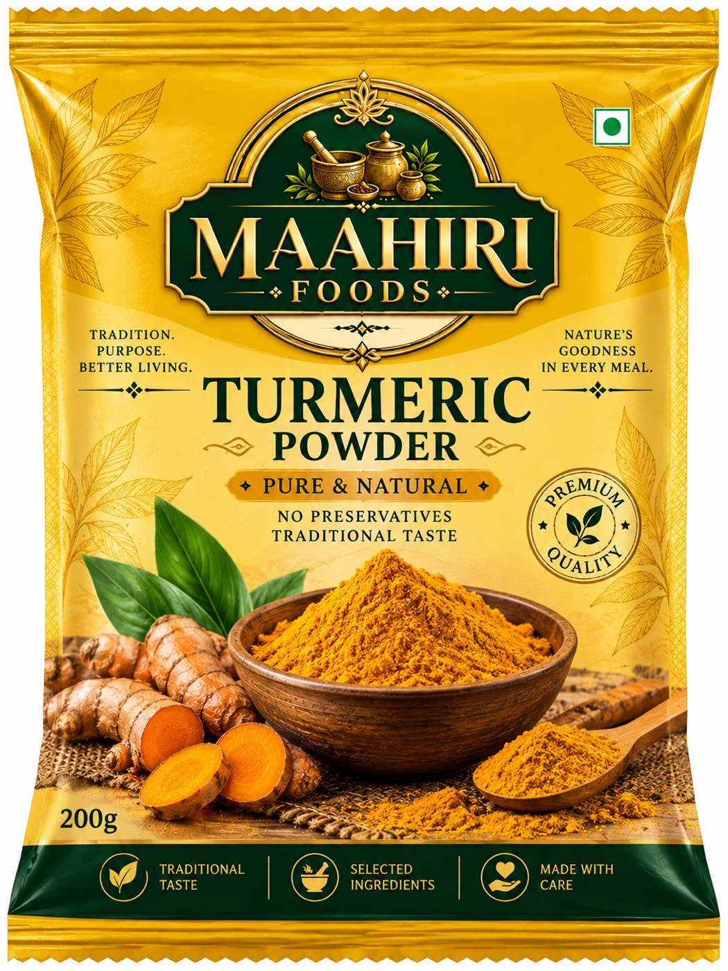 Maahiri Foods Turmeric Powder pouch